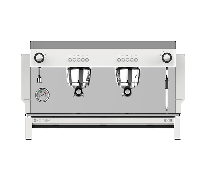 Machine espresso professionnelle Crem EX3 2GR avec 2 groupes pour cafés et restaurants