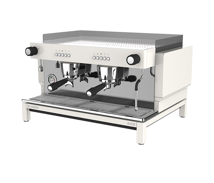 Machine espresso professionnelle Crem EX3 2GR avec 2 groupes pour cafés et restaurants